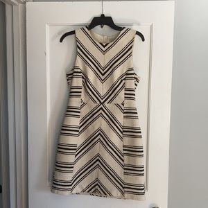 Black and cream H&M dress.